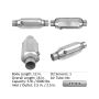 Eastern Catalytic 82736 Federal / EPA Catalytic Converter - Universal