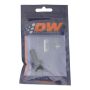 DeatschWerks 6AN ORB Male to 3/8in Male Barb Fitting (Incl O-Ring) - Anodized Matte Black