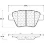 Stoptech 309.14560 Performance Volkswagen Rear Brake Pads
