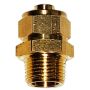 Kleinn Air Horns 51238 Kleinn 1/2In OD Tubing 3/8In M NPT Straight Compression Fitting