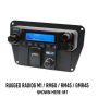 Rugged Radios MT-DMU-RM-RS Multi Mount Insert/Standalone Mount for M1 - GMR45 - RM60 - RM45 w/ Rocker Switches