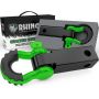 Rhino USA RG-HTHITCH2-GRN Shackle Hitch Receiver W/ D-Ring (Green)