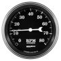AUTOMETER ATM1790 3-3/8 Tachometer 8000 RPM Old Tyme In-Dash