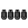 McGard (64074 14X1.5 MCG BULGE LUG NUT PKG/4 CONE BLACK (22mm HEX)-OAL 1.635