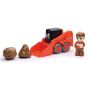 New Ray Toys SS-33083 Kubota My Lil Orange SSV with Figurine and Boulders/ Scale - 1:18