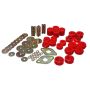 Energy Suspension 96-99 Toyota 4Runner 2WD/4WD Red Body Mount Bushing Set