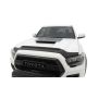 AVS 16-18 Toyota Tacoma Aeroskin II Textured Low Profile Hood Shield - Black
