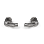 Akrapovic 20-21 Porsche 911 Turbo/Turbo S (992) Link Pipe Set w/Catalytic Converter (SS)