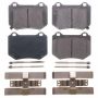 PowerStop 17-2118 PowerStop - Z17 Low-Dust Ceramic Brake Pads with Hardware