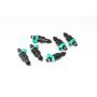 DeatschWerks Universal 350cc Low Impedance 11mm Upper Injector - Set of 6