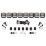 Diode Dynamics DD6802 SS5 Sport Universal CrossLink 8-Pod Lightbar - White Combo