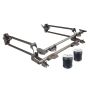 Ridetech 11006799 Parallel 4-Link System Weld-in 4 Link Kit for 3/4 and 1 Ton Trucks Black Powdercoat