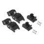 Hood Catches Black Alumi num 97-06 Jeep Wrangler