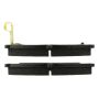 CENTRIC PARTS 102.02740 C-Tek Semi-Metallic Brake Pads with Shims