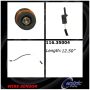 CENTRIC PARTS 116.35004 Centric Brake Pad Sensor Wire