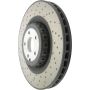 CENTRIC PARTS 125.35101 Centric Premium High Carbon Alloy Brake Rotor