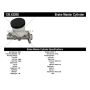 CENTRIC PARTS 130.42208 Centric Premium Brake Master Cylinder