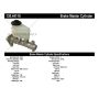 CENTRIC PARTS 130.44118 Centric Premium Brake Master Cylinder