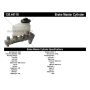 CENTRIC PARTS 130.44119 Centric Premium Brake Master Cylinder
