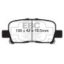 EBC 00-02 Acura MDX 3.5 Greenstuff Rear Brake Pads