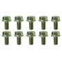Moroso 38841 M8-1.25 x 16mm Non-Serrated Zinc Flange Bolt  - 10 Pack