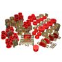 Energy Suspension 3.18109R 73-80 Chevrolet / GMC 2WD 1/2 Ton Pickup Red Hyper-flex Master Bushing Set