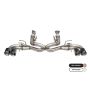 CORSA Performance 21106CF Corsa 2020-2024 Chevrolet Corvette C8 RWD 3in Delete 4 Valve Cat-Back w/NPP w/4.5in CF PolishedTips