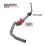 Diamond Eye Performance K4306S-RP Diamond Eye KIT 4in TB MFLR RPLCMENT PIPE SGL SS 94-97 7 3L F250/F350 PWRSTROKE NFS W CARB EQIV STDS