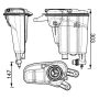 BEHR CRT 95 000S Engine Coolant Reservoir