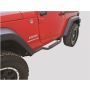Rampage 2007-2018 Jeep Wrangler(JK) Side Bar Drop Step Slimline - Black