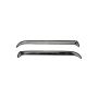 AVS 75-91 Ford E-100 Econoline Ventshade Window Deflectors 2pc - Stainless