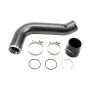 Wehrli 17-19 Chevrolet 6.6L L5P Duramax Passenger Side 3.5in Intercooler Pipe - WCFab Grey