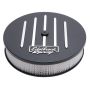 EDELBROCK EDE41663 Air Cleaner Kit Race Series 14in x 3in Black