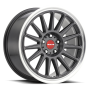 Raceline 315G Grip 18x8.5in / 5x120 BP / 45mm Offset / 74.1mm Bore - Gunmetal & Machined Wheel