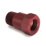 AUTOMETER ATM2272 3/8in Npt Aluminum Temp. Adapter Fitting - Red