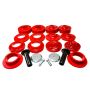 Energy Suspension 2.6116R 18+ Jeep Wrangler JL Red Rock-Flex 2in Adjustable Coil Spacer Set