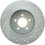 StopTech Select Sport 06-15 Dodge Charger/ 05-15 Chrysler 300 Slotted/Drilled Right Rear Brake Rotor