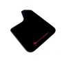 Rally Armor Universal fitment (no hardware) Basic Black Mud Flap w/ Pink Logo