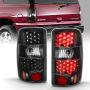 ANZO 311298 2000-2006 Chevrolet Tahoe Led Taillights Black/Clear