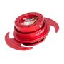 NRG Quick Release Kit Gen 3.0 - Red Metal Body / Red Ring w/Handles