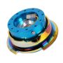 NRG SRK-280NB-MC Quick Release Gen 2.8 - New Blue Body / Neochrome Ring