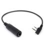 Rugged Radios CS-5R-OFF OFFROAD Headset / Helmet Adapter Cable to Rugged and Kenwood Handheld Radios