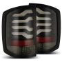 AlphaRex 14-18 Chevrolet Silverado 1500 PRO-Series LED Tail Lights Jet Black