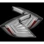 AlphaRex 676030 16-21 Honda Civic Hatchback / Type-R FK8 Nova-Series LED Tail Lights (Pair) - Clear