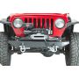 Fishbone Offroad 97-06 Jeep Wrangler TJ Rubicon Front Bumper - Blk Txtrd Powdercoat Piranha Series