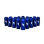 Mishimoto MMLG-125-20LBL Aluminum Locking Lug Nuts M12x1.25 20pc Set Blue