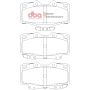DBA 92-99 Toyota Land Cruiser XP Performance Front Brake Pads