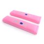NRG Seat Belt Pads 2.7in (Wide) X 11in - Pink (2 Piece) Short