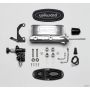 Wilwood 261-13271-P HV Tandem M/C Kit w L/H Bracket & Prop Valve - 7/8in Bore Ball Burnished-W/Pushrod