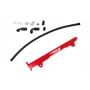 Torque Solution Mitsubishi Evo X Billet Aluminum Fuel Rail - Red